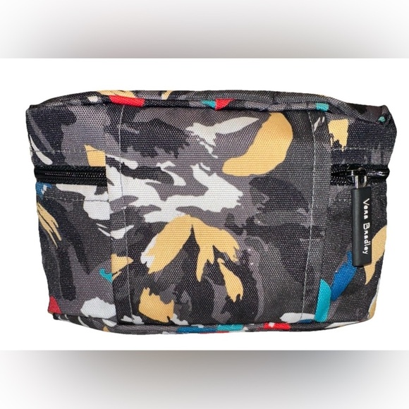 Vera Bradley Splash Floral RETIRED PRINT  Cosmetic Bag Travel Toiletry Bag - Picture 4 of 9